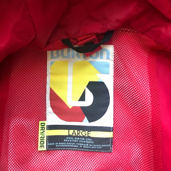 Burton Jackets & Coats Burton Dry Ride Snowboard Jacket L Poshmark